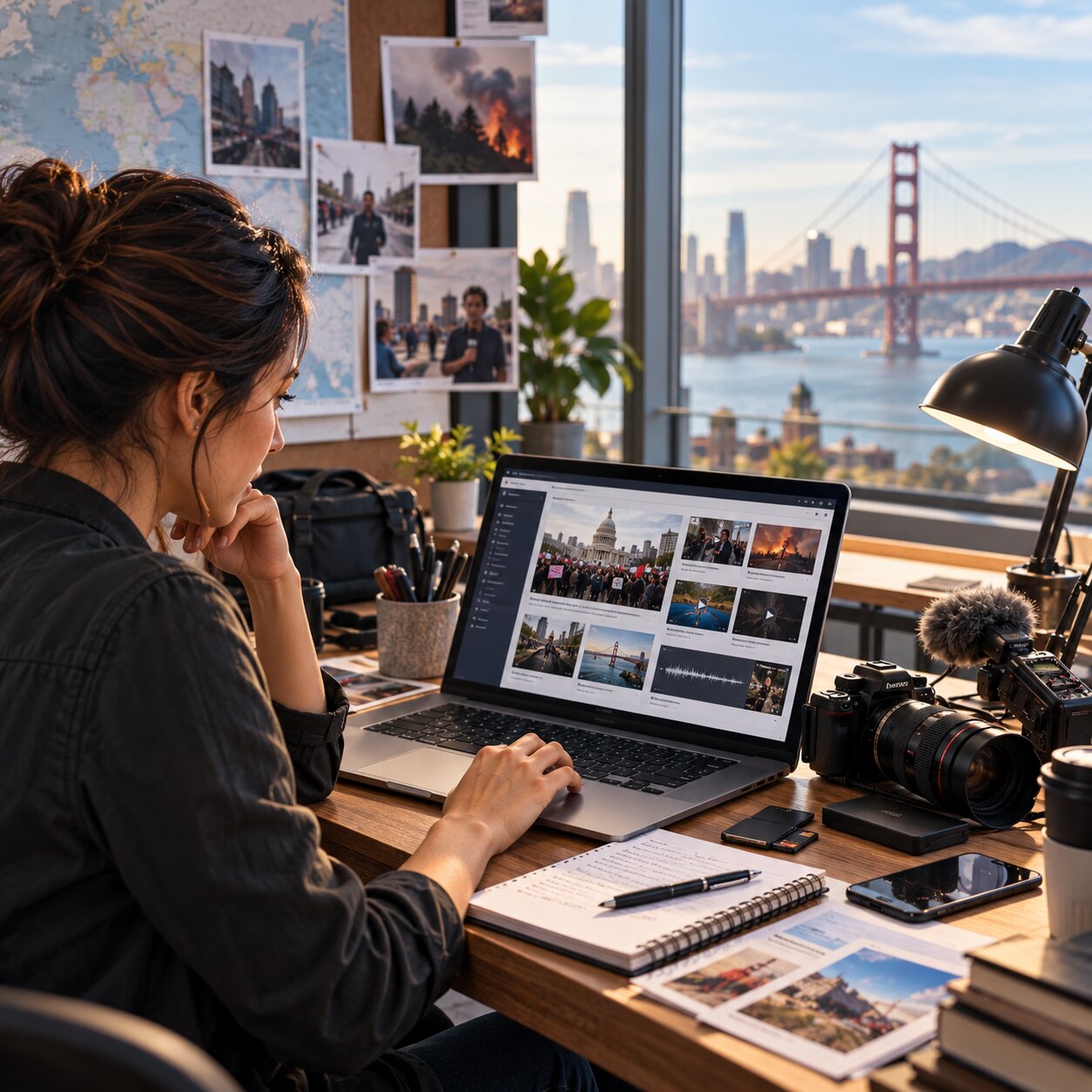 An Online Newsroom for Independent Journalists